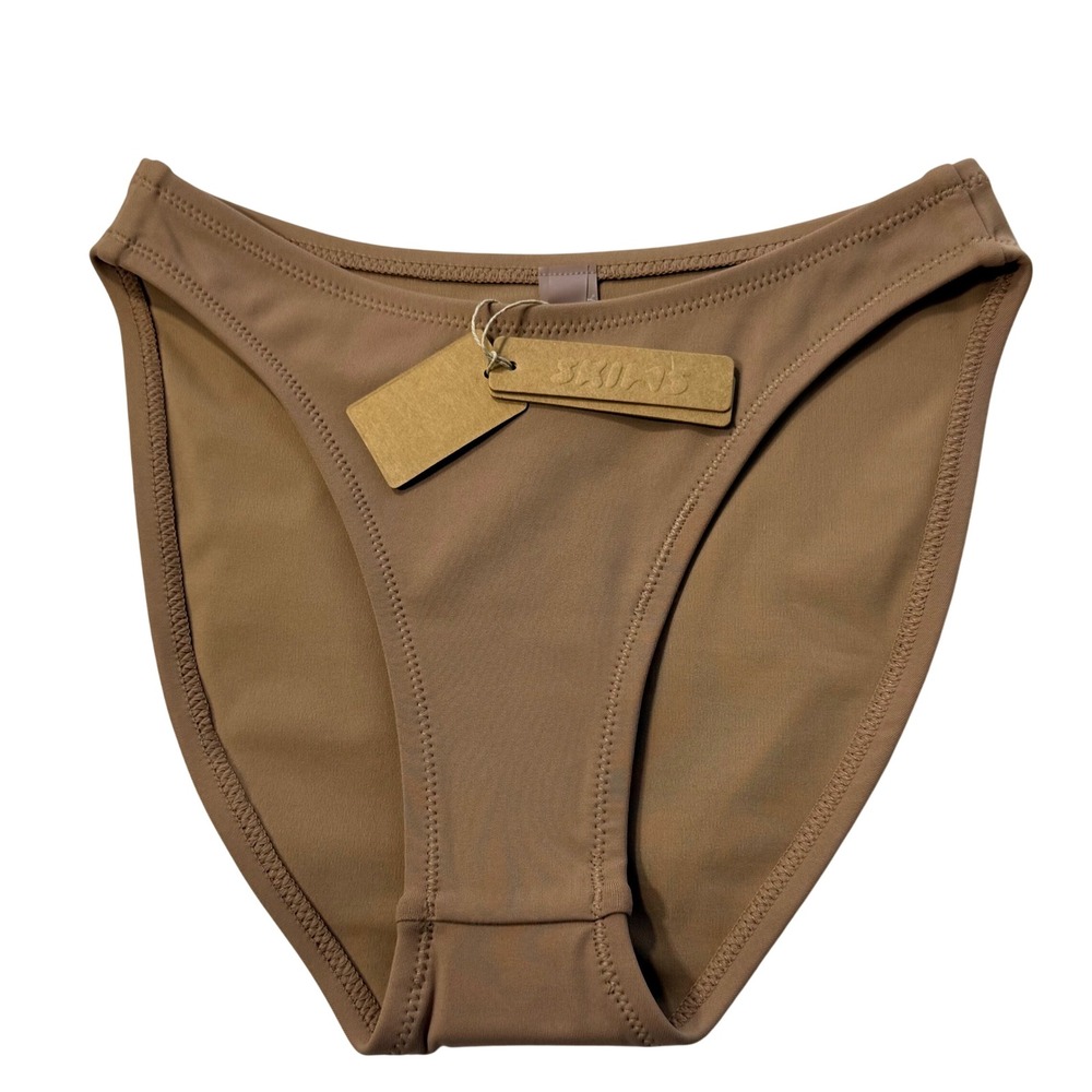 SKIMS Shaping Swim Dipped Bikini Bottom Sienna XXS - Picture 2 of 8